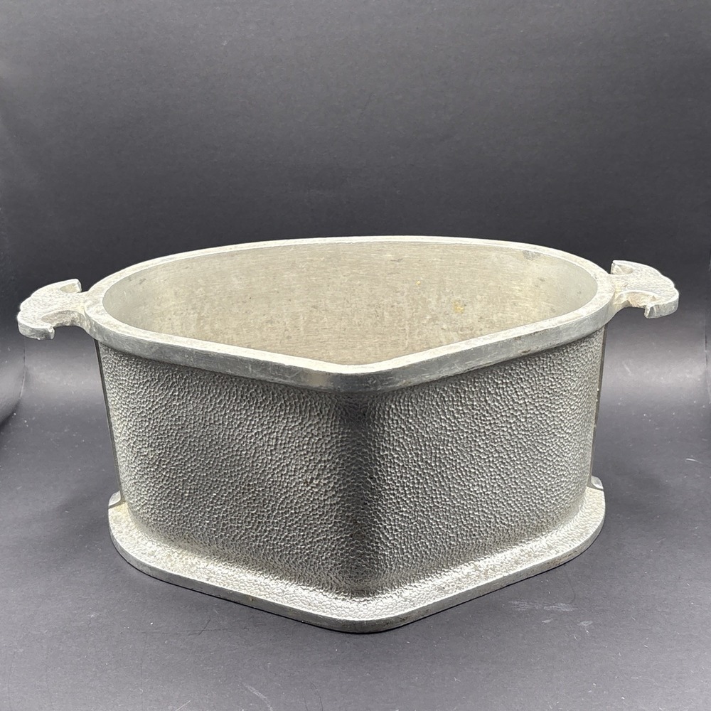 Vintage Pewter-Look Metalware Lot - Guardian Service Pot & Duratale Platter